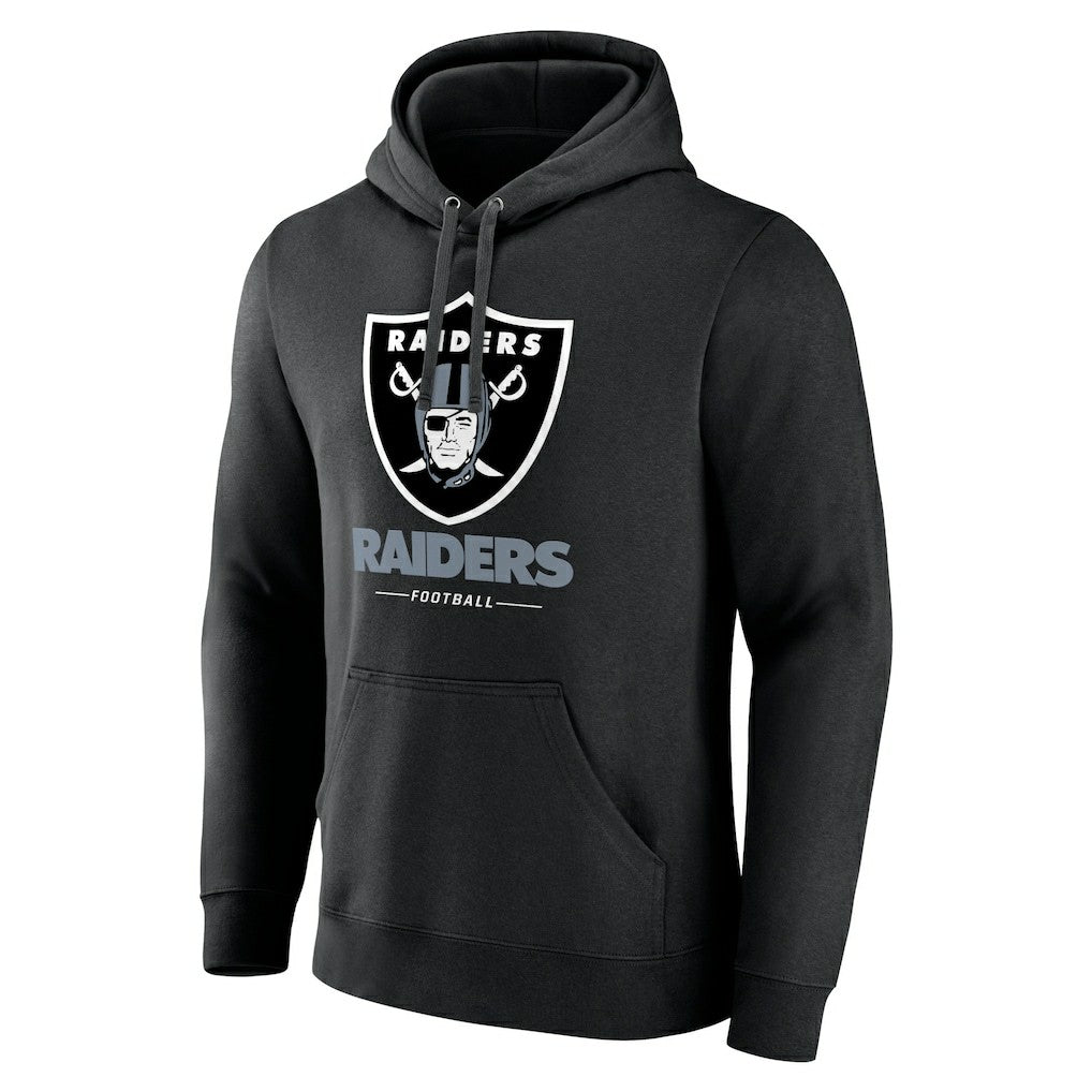Las Vegas Raiders Team Lockup Pullover Hoodie - Black sale