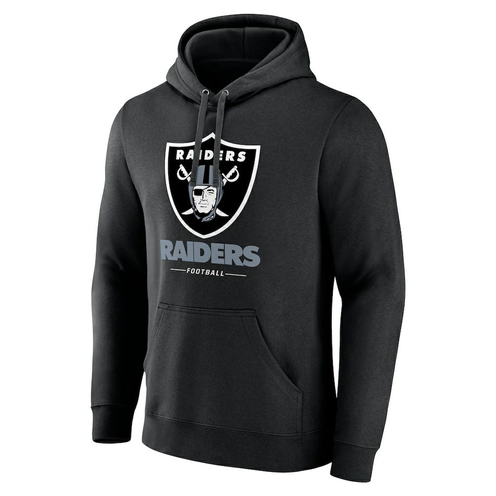 Las Vegas Raiders Team Lockup Pullover Hoodie - Black sale