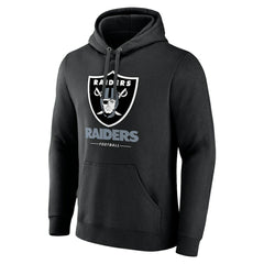 Las Vegas Raiders Team Lockup Pullover Hoodie - Black sale