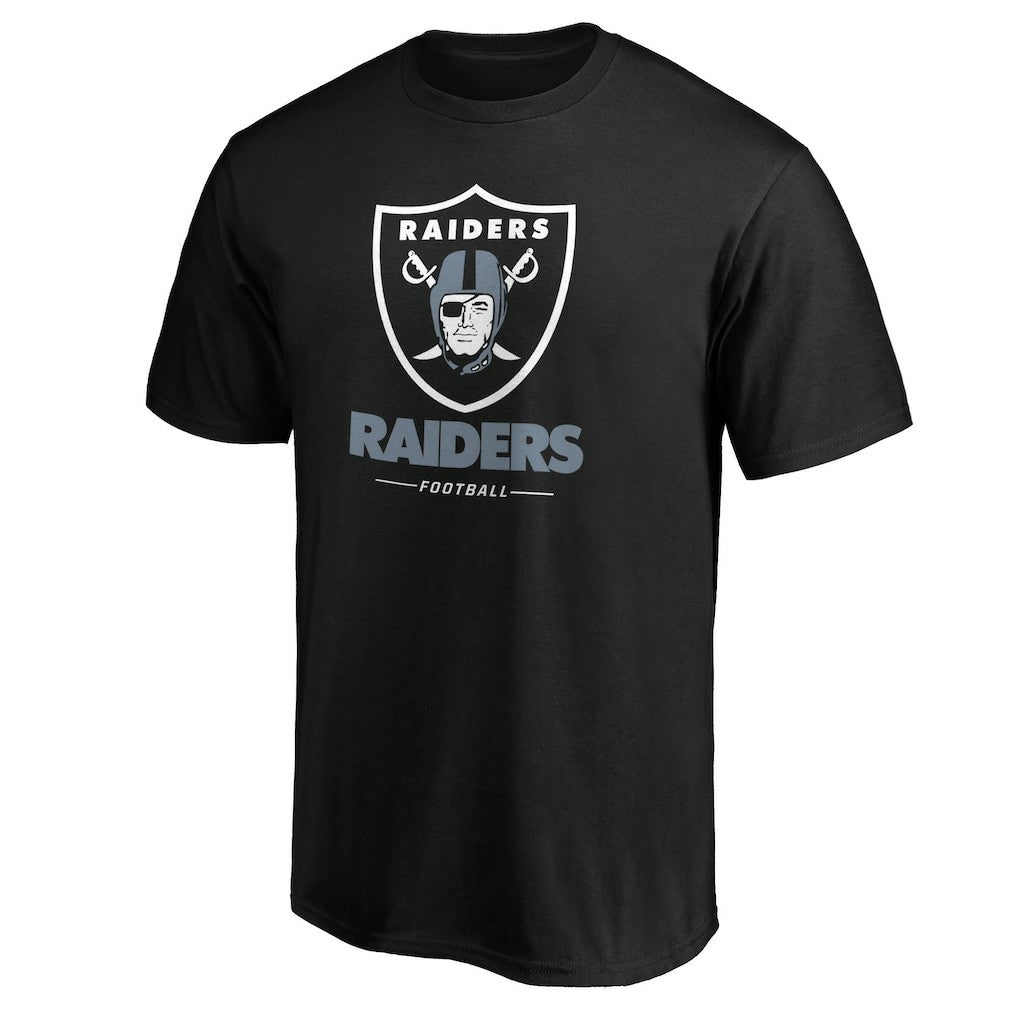 Las Vegas Raiders Team Lockup T-Shirt - Black cheap