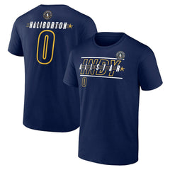Tyrese Haliburton 2024 NBA All-Star Game Rebound Battle Name & Number T-Shirt - Navy on sale