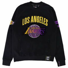 Los Angeles Lakers NBA x Two Hype Unisex Culture & Hoops Heavyweight Pullover Sweatshirt - Black cheap