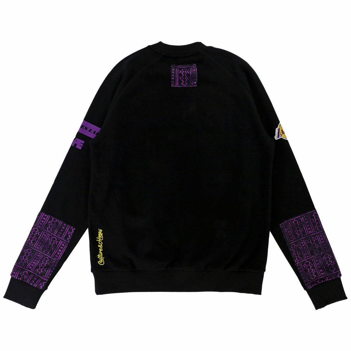 Los Angeles Lakers NBA x Two Hype Unisex Culture & Hoops Heavyweight Pullover Sweatshirt - Black cheap