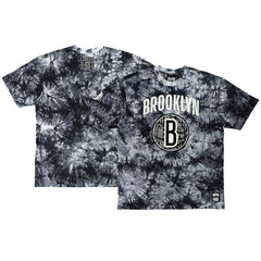 Brooklyn Nets NBA x Two Hype Unisex Culture & Hoops Tie-Dye T-Shirt - Black for sale