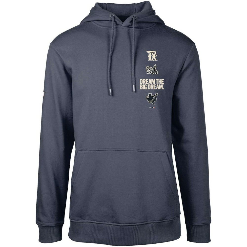 Texas Rangers Levelwear City Connect Podium Baseline Pullover Hoodie Navy