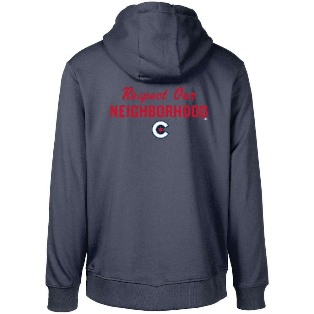 Chicago Cubs Levelwear City Connect Podium Core 2.0 Pullover Hoodie Navy