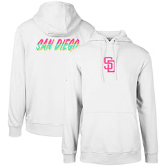 San Diego Padres Levelwear City Connect Podium Core 2.0 Pullover Hoodie White
