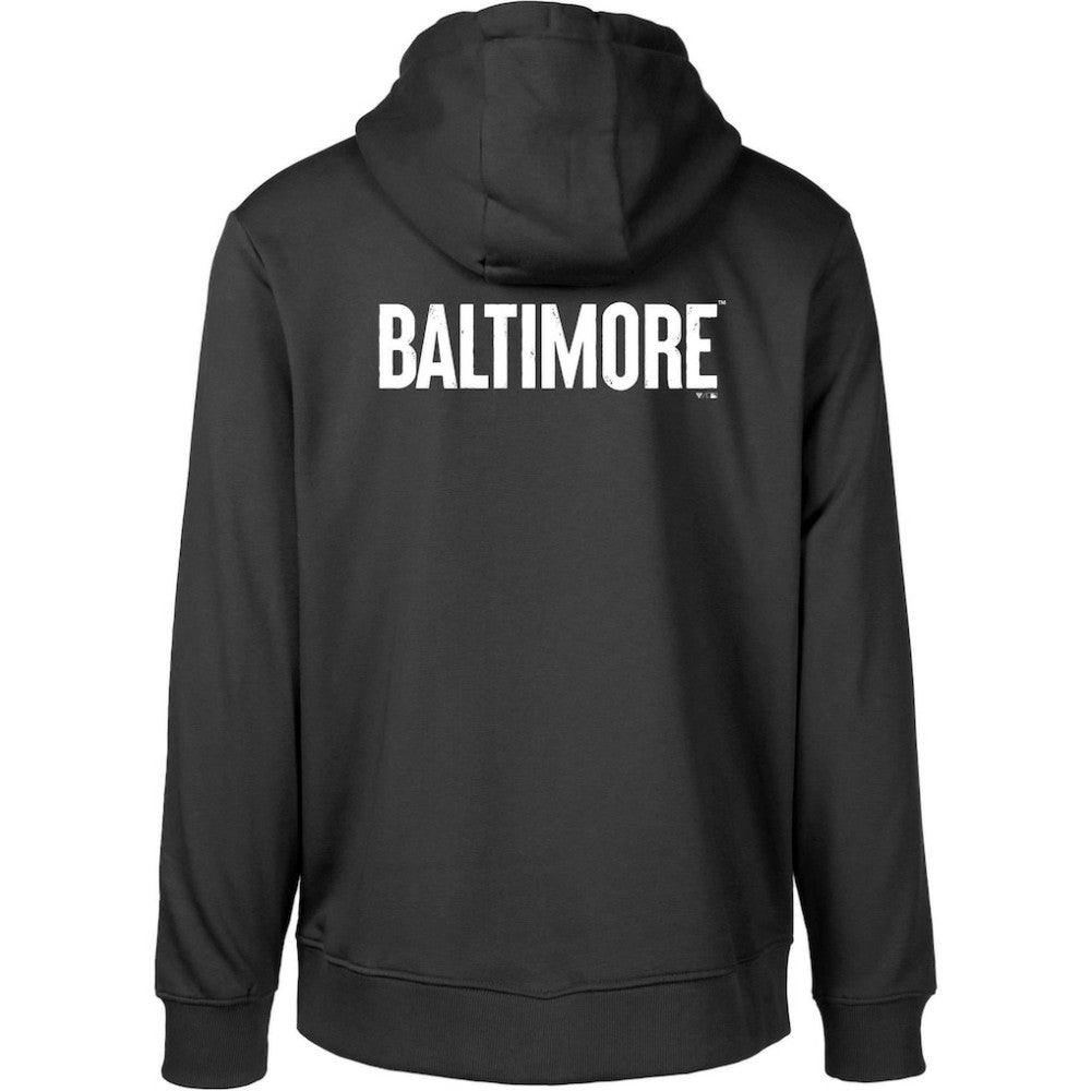 Baltimore Orioles Levelwear City Connect Podium Core 2.0 Pullover Hoodie Black