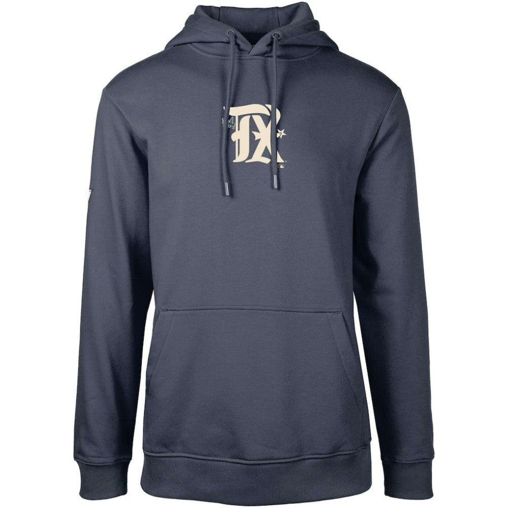 Texas Rangers Levelwear City Connect Podium Core Logo Pullover Hoodie Navy