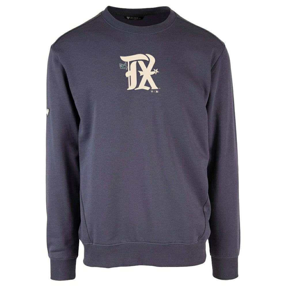 Texas Rangers Levelwear City Connect Zane Core Logo Pullover Sweatshirt Navy