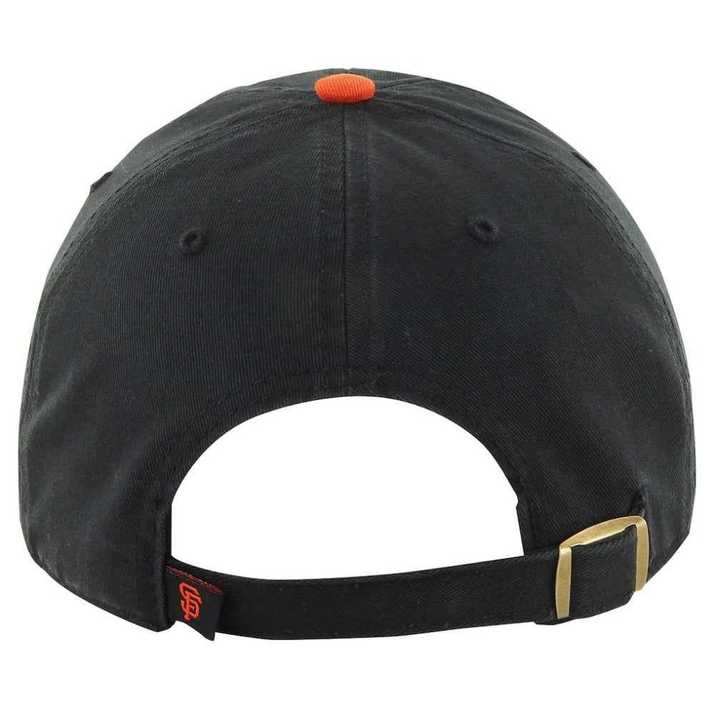 San Francisco Giants Clean Up Adjustable Hat Black/Orange