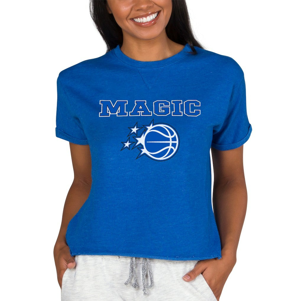Orlando Magic Concepts Sport NBA Women's Concepts Mainstream Terry SS Top - Royal outlet