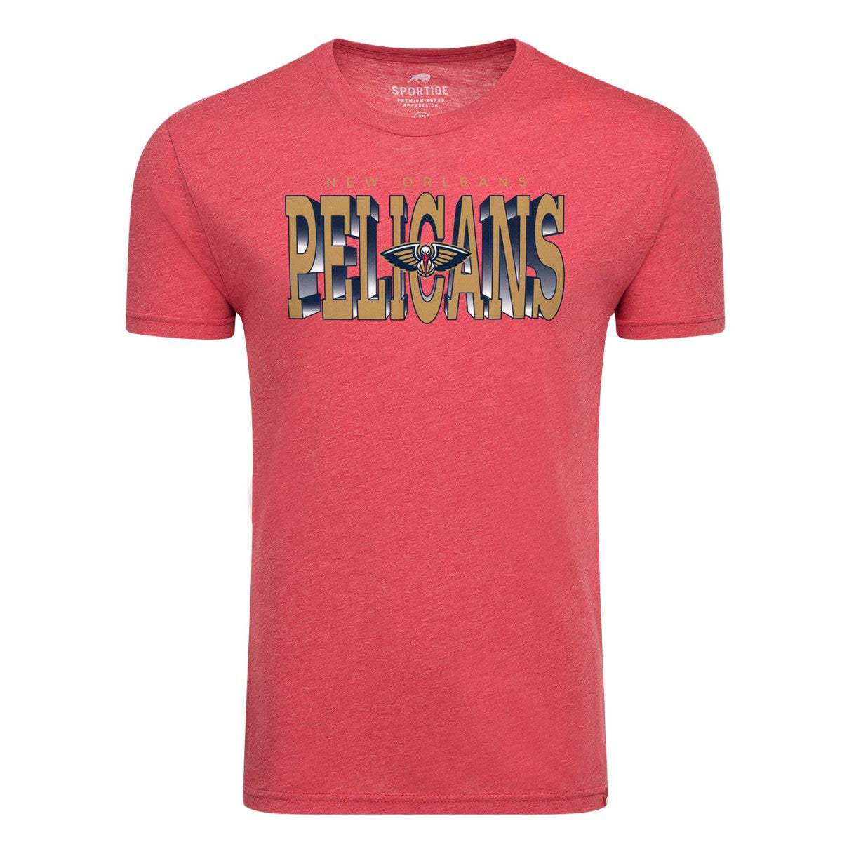 New Orleans Pelicans Sportiqe Comfy Tri-Blend T-Shirt - Red on sale