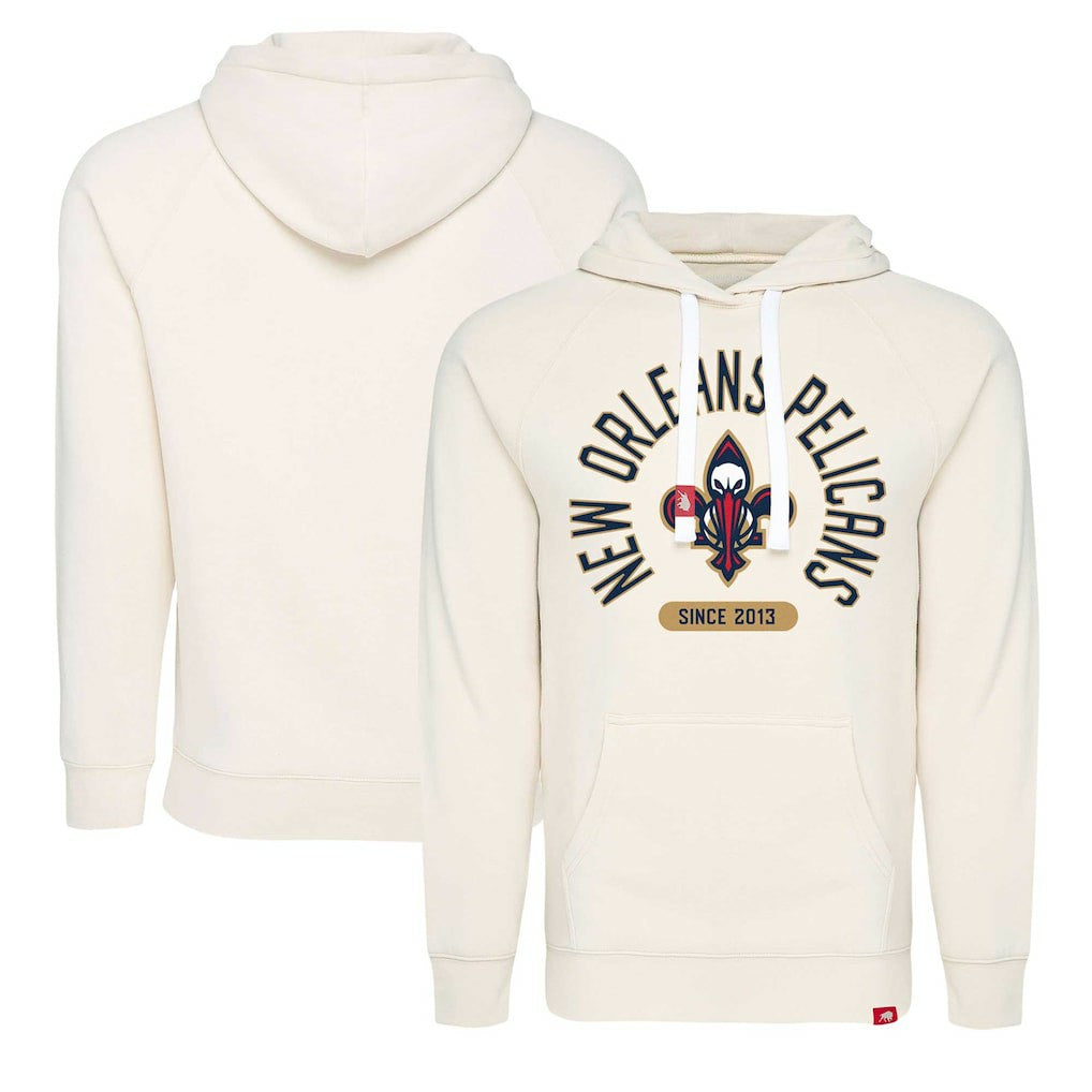 New Orleans Pelicans Sportiqe Unisex Olsen Raglan Tri-Blend Pullover Hoodie - Cream shop