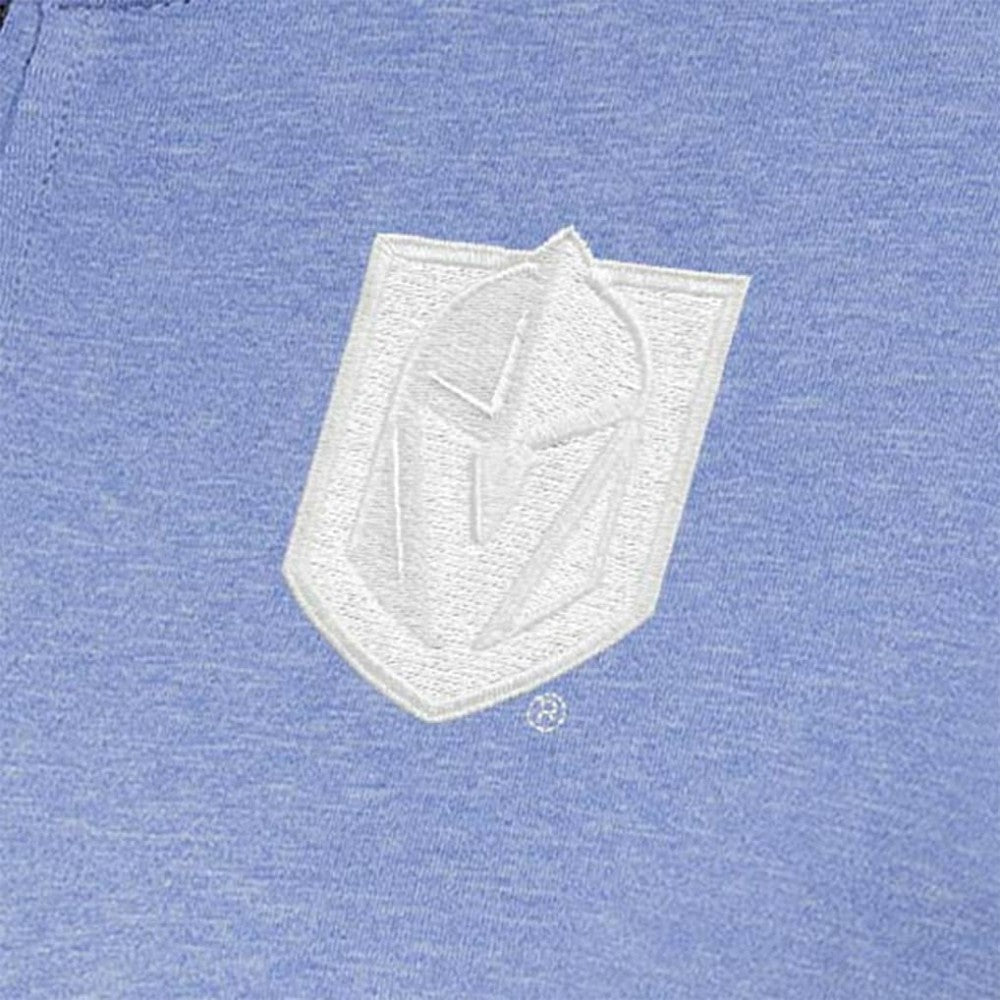 Vegas Golden Knights Antigua Women's White Logo Mentor Quarter-Zip Jacket - Lavender Jackets