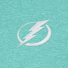 Tampa Bay Lightning Antigua White Logo Hunk Quarter-Zip Pullover - Mint Pullover