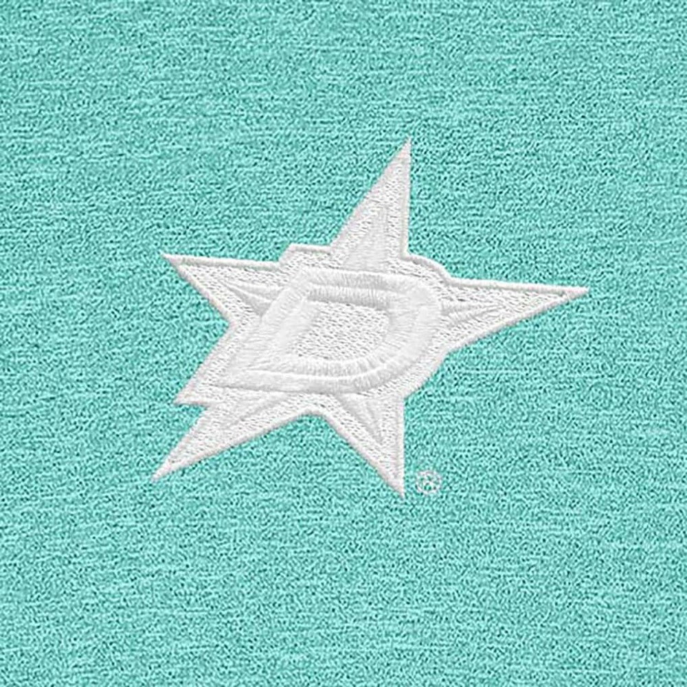 Dallas Stars Antigua White Logo Hunk Quarter-Zip Pullover - Mint Pullover