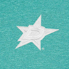 Dallas Stars Antigua White Logo Hunk Quarter-Zip Pullover - Heather Aqua Pullover