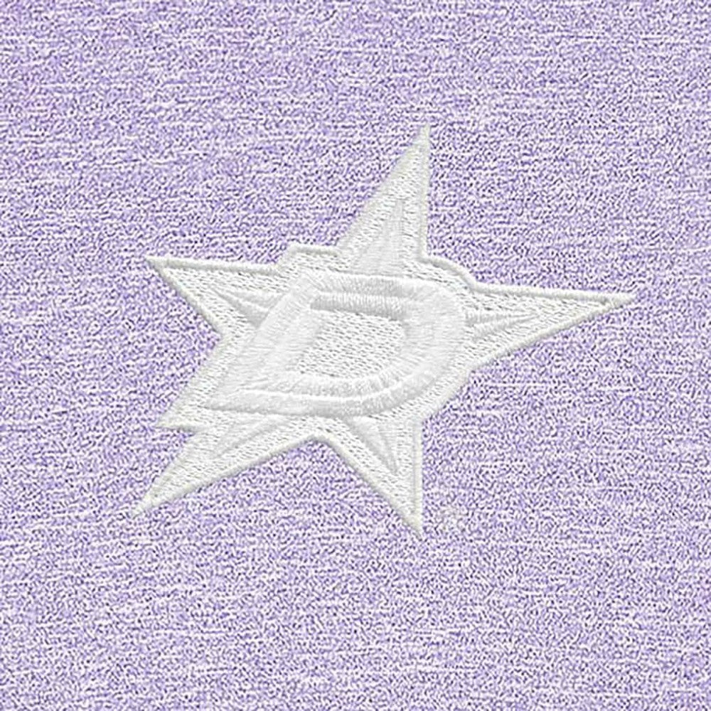 Dallas Stars Antigua White Logo Hunk Quarter-Zip Pullover - Lavender Pullover
