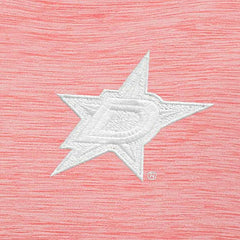 Dallas Stars Antigua White Logo Bright Quarter-Zip Pullover - Coral Pullover
