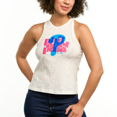 Philadelphia Phillies Lusso Women's Lourdes Tank Top White