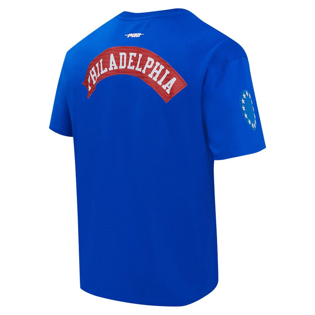Philadelphia 76ers Pro Standard Made To Play Drop Shoulder T-Shirt - Royal outlet