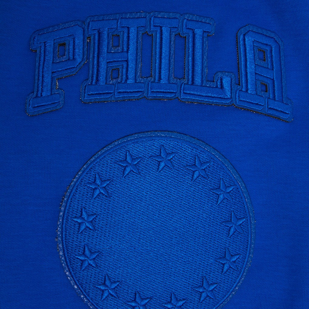 Philadelphia 76ers Pro Standard Triple Tonal DK Pullover Hoodie Jacket - Royal online