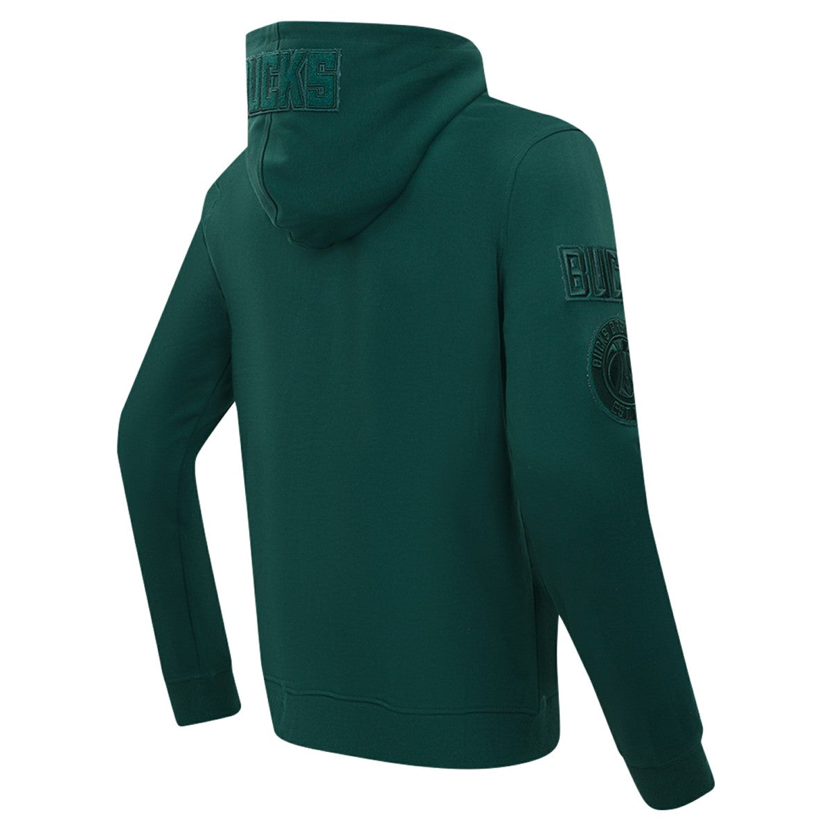 Milwaukee Bucks Pro Standard Triple Tonal DK Full-Zip Hoodie Jacket - Hunter Green for sale