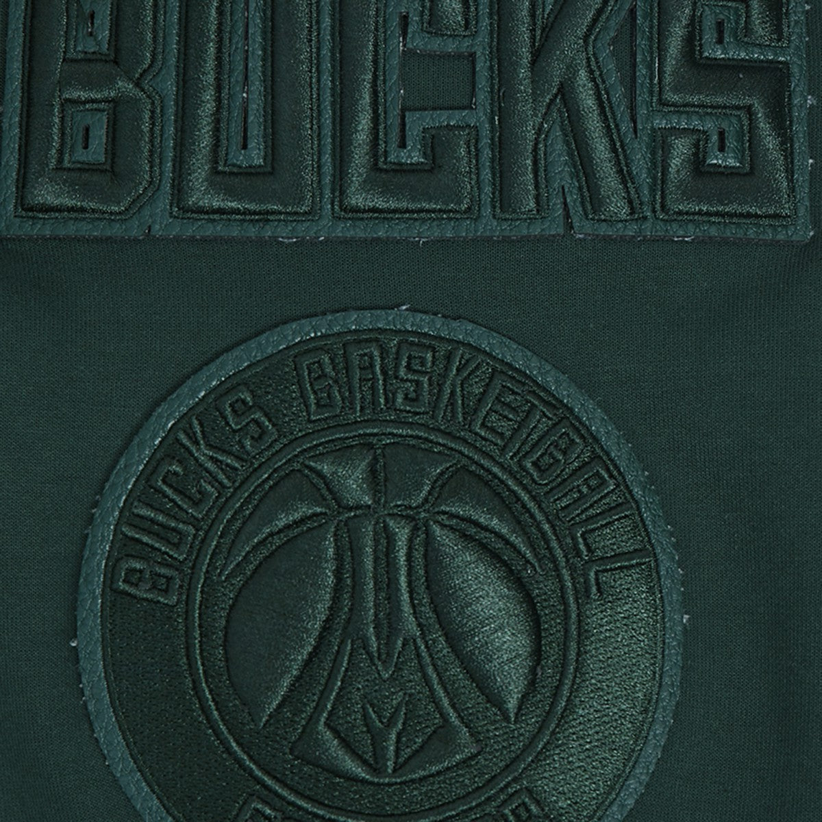 Milwaukee Bucks Pro Standard Triple Tonal DK Full-Zip Hoodie Jacket - Hunter Green for sale