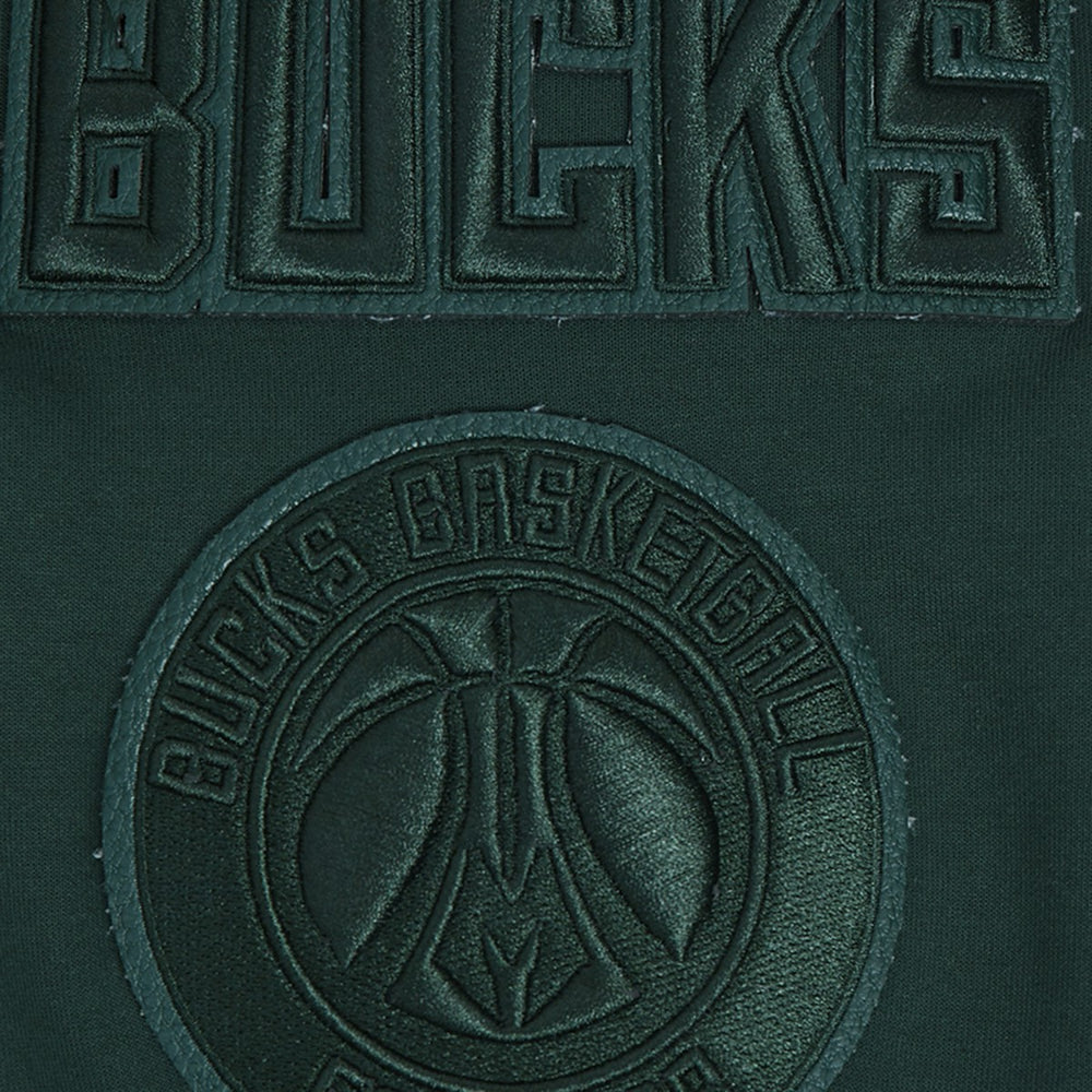 Milwaukee Bucks Pro Standard Triple Tonal DK Full-Zip Hoodie Jacket - Hunter Green for sale