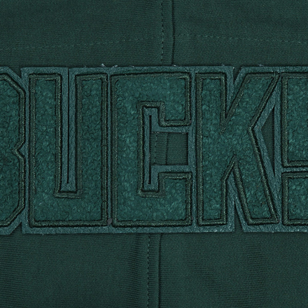 Milwaukee Bucks Pro Standard Triple Tonal DK Full-Zip Hoodie Jacket - Hunter Green for sale