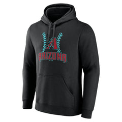 Arizona Diamondbacks Personalized Name & Number Fastball Pullover Hoodie Black