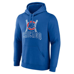 Chicago Cubs Personalized Name & Number Fastball Pullover Hoodie Royal