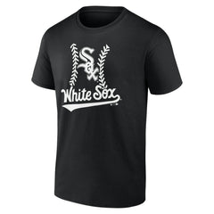 Chicago White Sox Personalized Name & Number Fastball T-Shirt Black