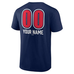 Cleveland Guardians Personalized Name & Number Fastball T-Shirt Navy