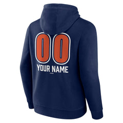 Houston Astros Personalized Name & Number Fastball Pullover Hoodie Navy