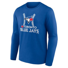 Toronto Blue Jays Personalized Name & Number Fastball Long Sleeve T-Shirt Royal