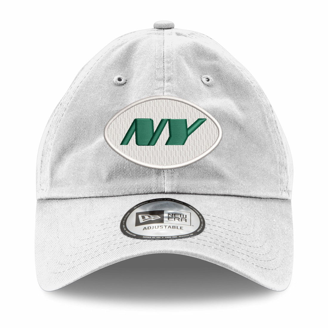 New York Jets New Era Casual Classic Adjustable Hat - White sale