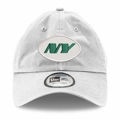 New York Jets New Era Casual Classic Adjustable Hat - White sale
