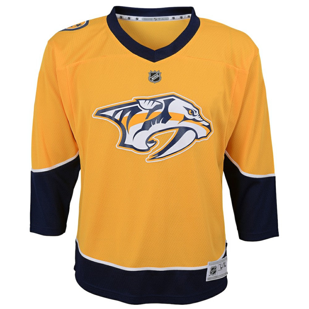 Nashville Predators Youth Home Replica Custom Jersey - Gold Jerseys