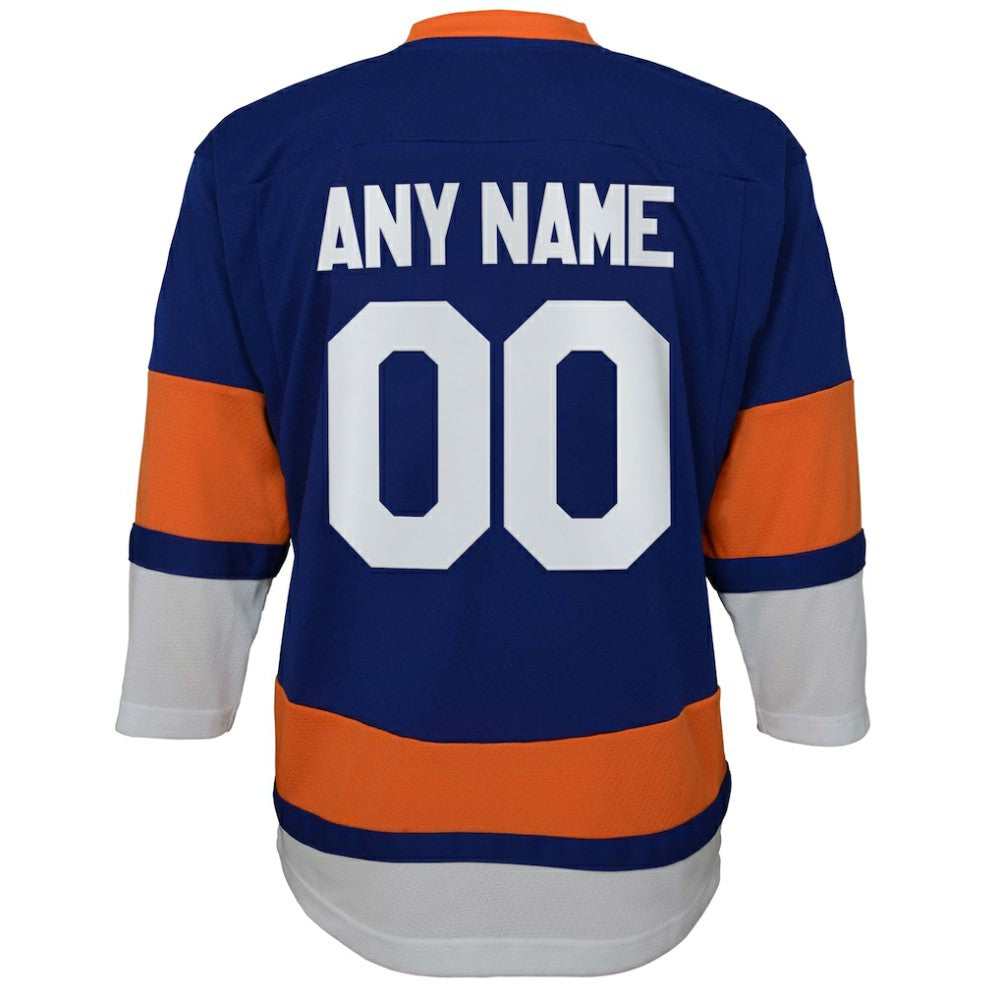 New York Islanders Youth Home Replica Custom Jersey - Royal Jerseys