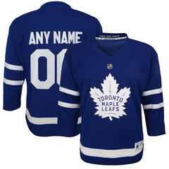 Toronto Maple Leafs Youth Home Replica Custom Jersey - Blue Jerseys