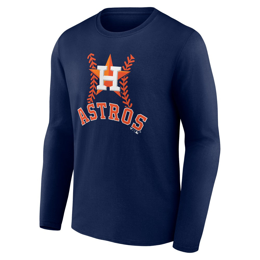 Yordan Alvarez Houston Astros Fastball Player Name & Number Long Sleeve T-Shirt Navy