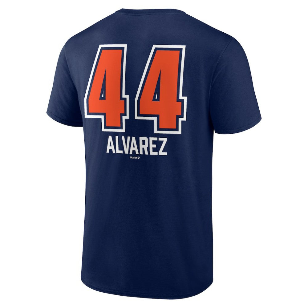 Yordan Alvarez Houston Astros Fastball Player Name & Number T-Shirt Navy