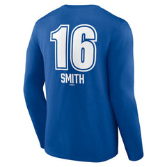 Will Smith Los Angeles Dodgers Fastball Player Name & Number Long Sleeve T-Shirt Royal