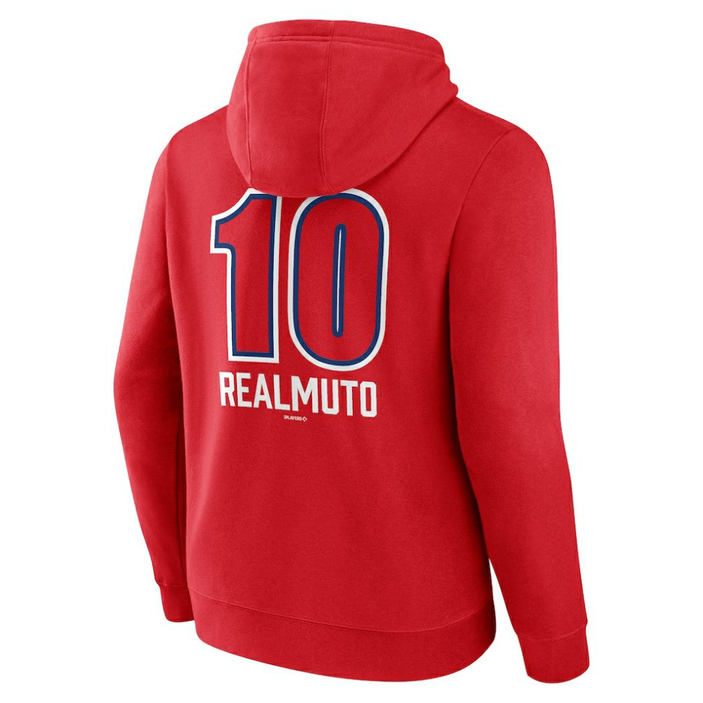 J.T. Realmuto Philadelphia Phillies Fastball Player Name & Number Pullover Hoodie Red