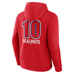 J.T. Realmuto Philadelphia Phillies Fastball Player Name & Number Pullover Hoodie Red