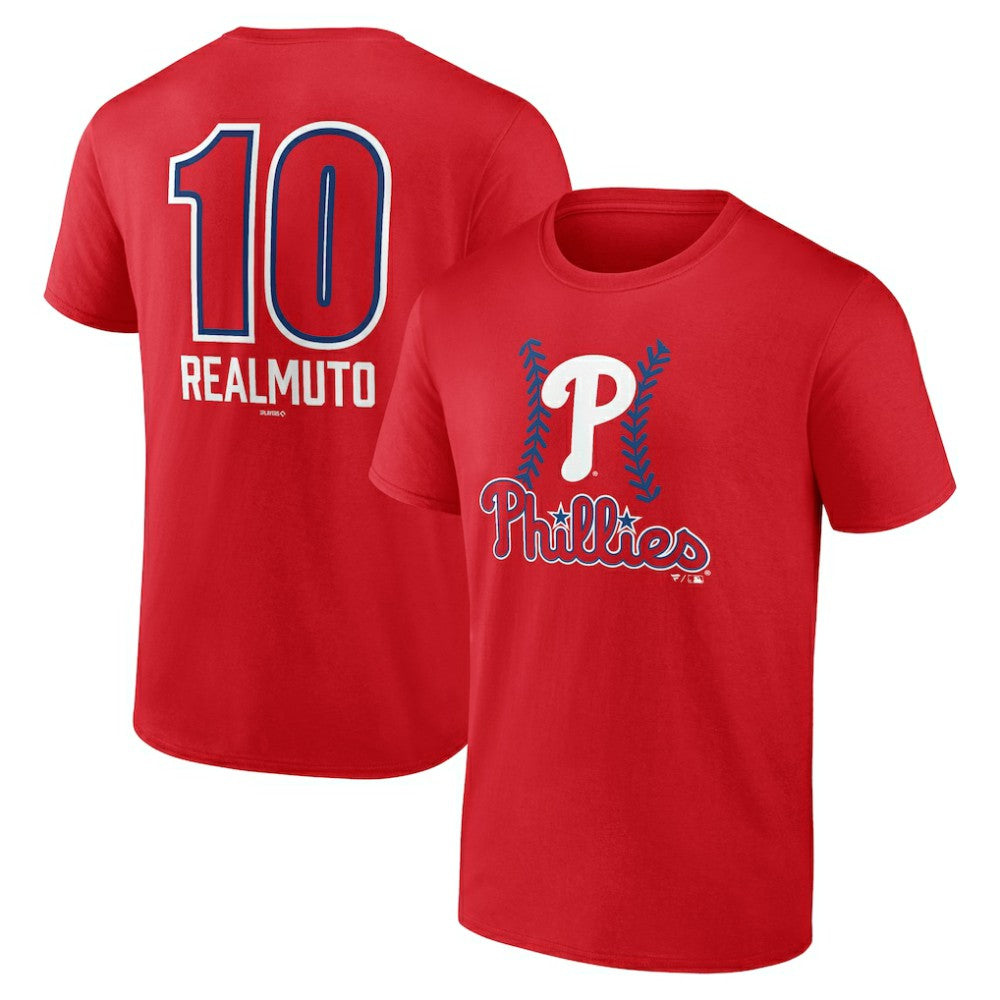 J.T. Realmuto Philadelphia Phillies Fastball Player Name & Number T-Shirt Red