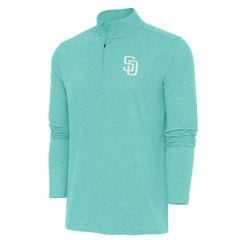 San Diego Padres Antigua Hunk Quarter-Zip Top Mint