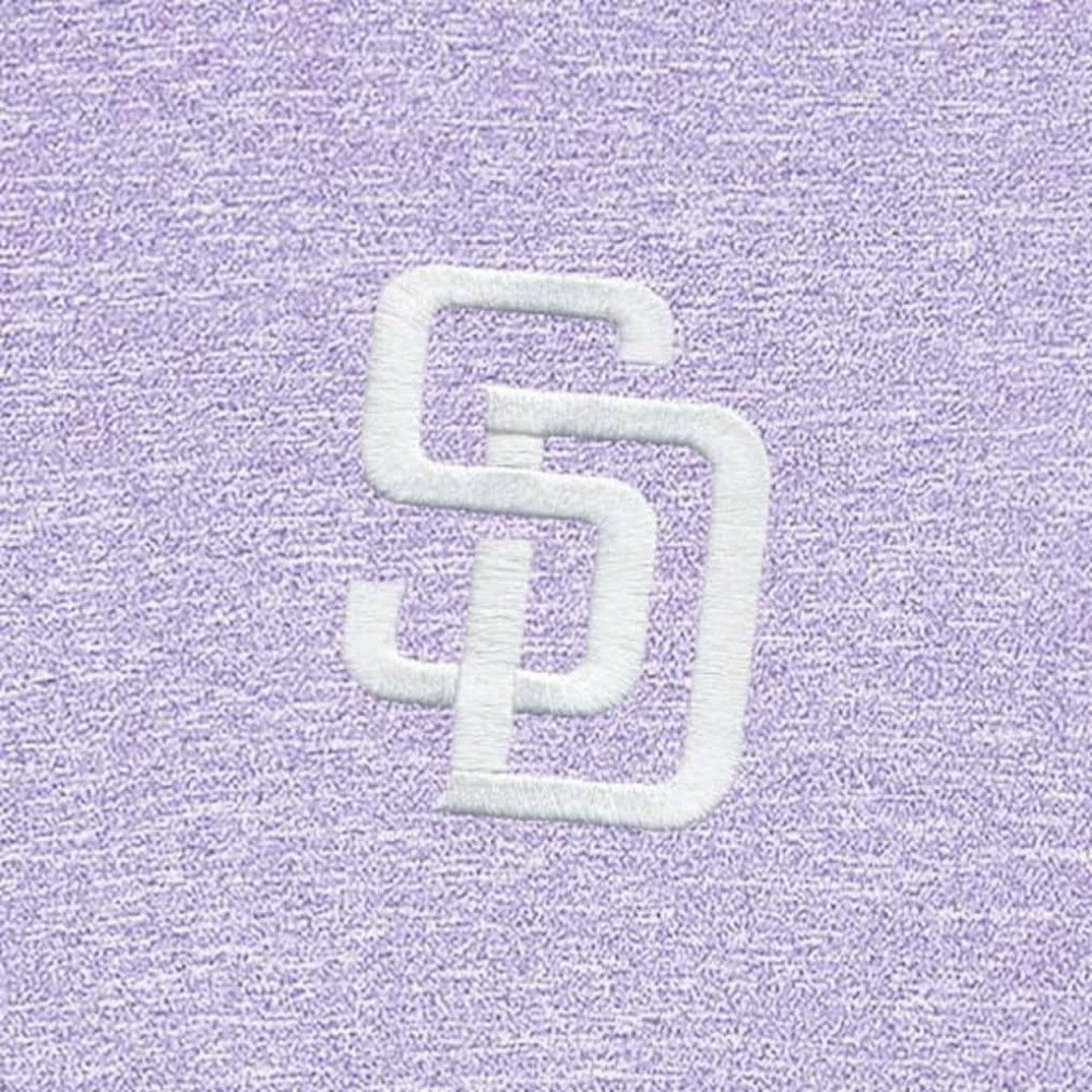 San Diego Padres Antigua Hunk Quarter-Zip Top Lavender